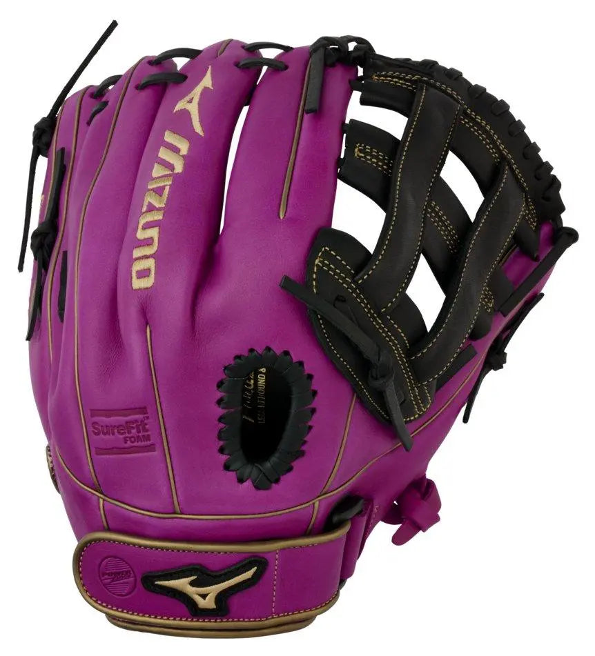 mvp sports gear Mizuno GMVP1200PF5 MVP Prime Purple 12" Fastpitch Softball Glove