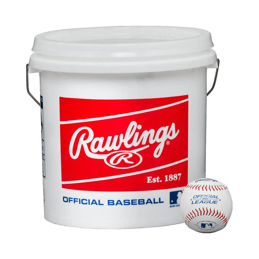 Rawlings Bucket of 24 Baseballs R8UBUCK24