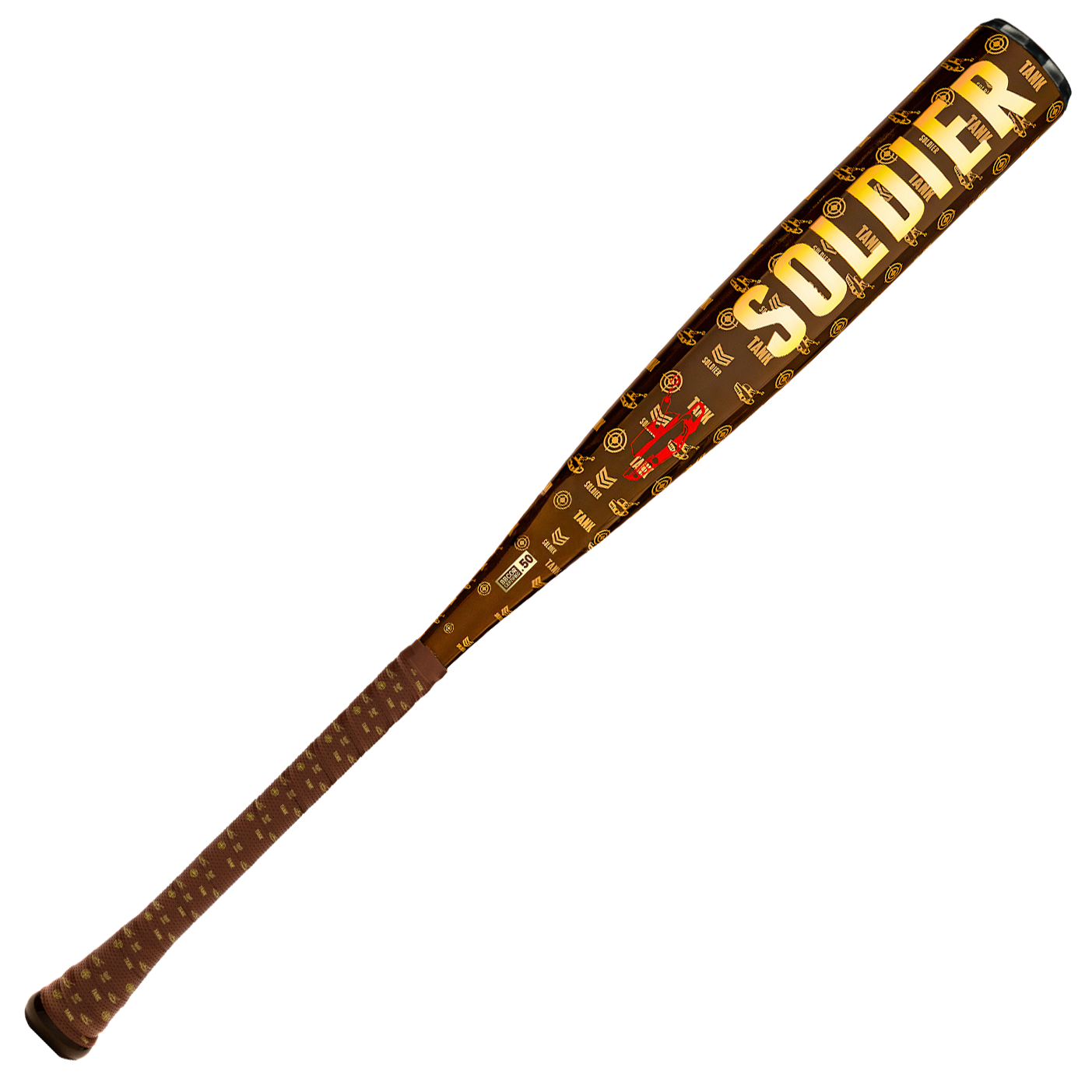 soldier-bb-1-26d-brown-gold-bbcor-baseball-bat-soldier-side