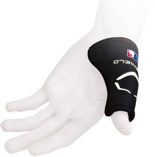 EvoShield Catcher's Thumb Guard WTV4000 providing customized hand protection for baseball players.