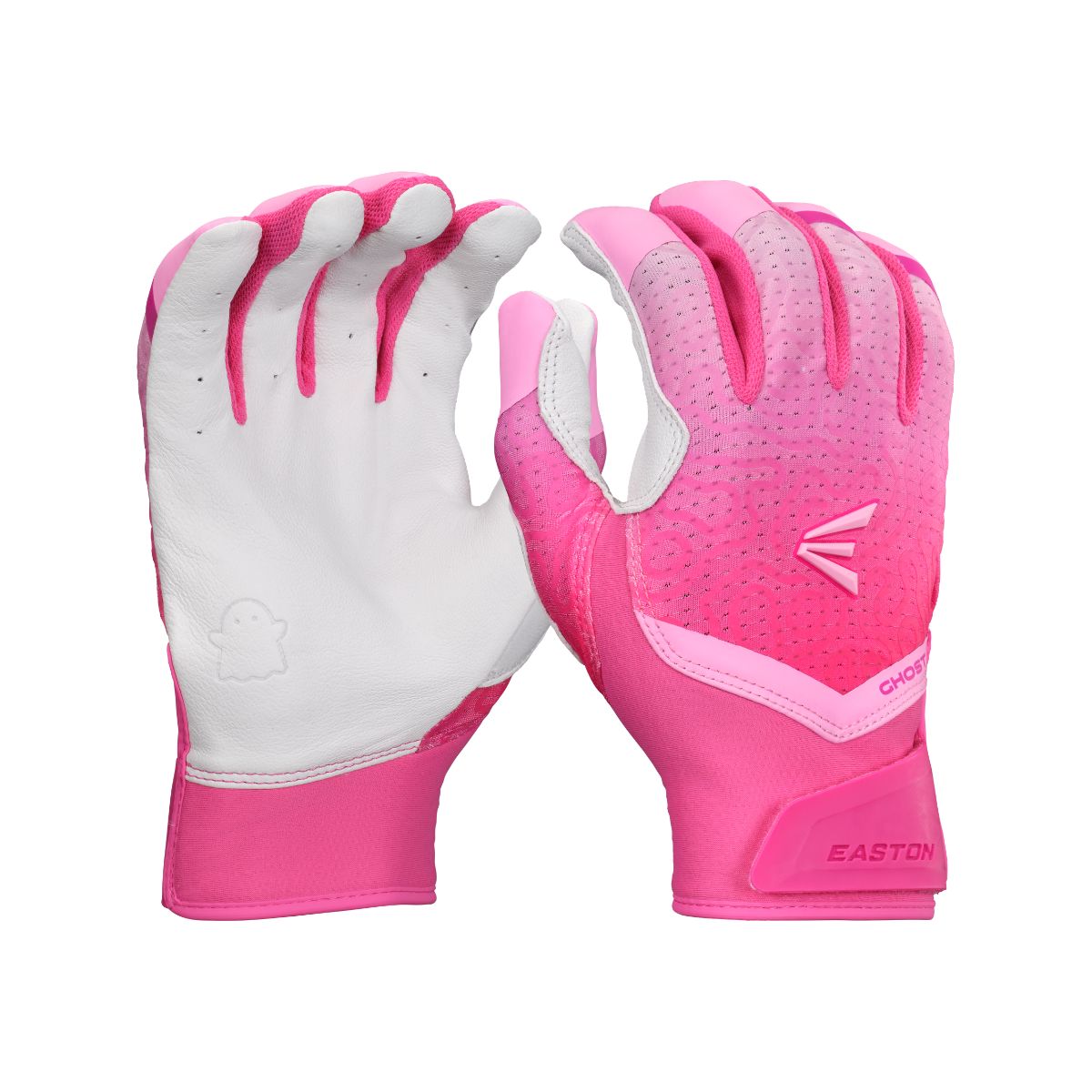 easton-ghost-ethos-spring-break-softball-batting-gloves-gh26fpbg-pink-colorway-fastpitch-batting-gloves-palm-and-back-view
