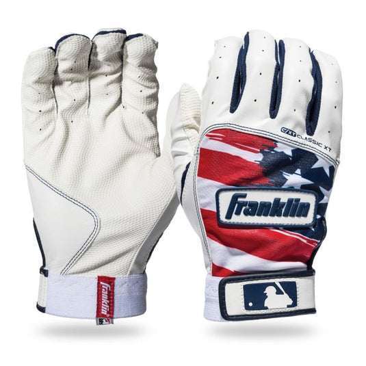 Franklin MLB Classic XT Youth Baseball/Softball Batting Gloves