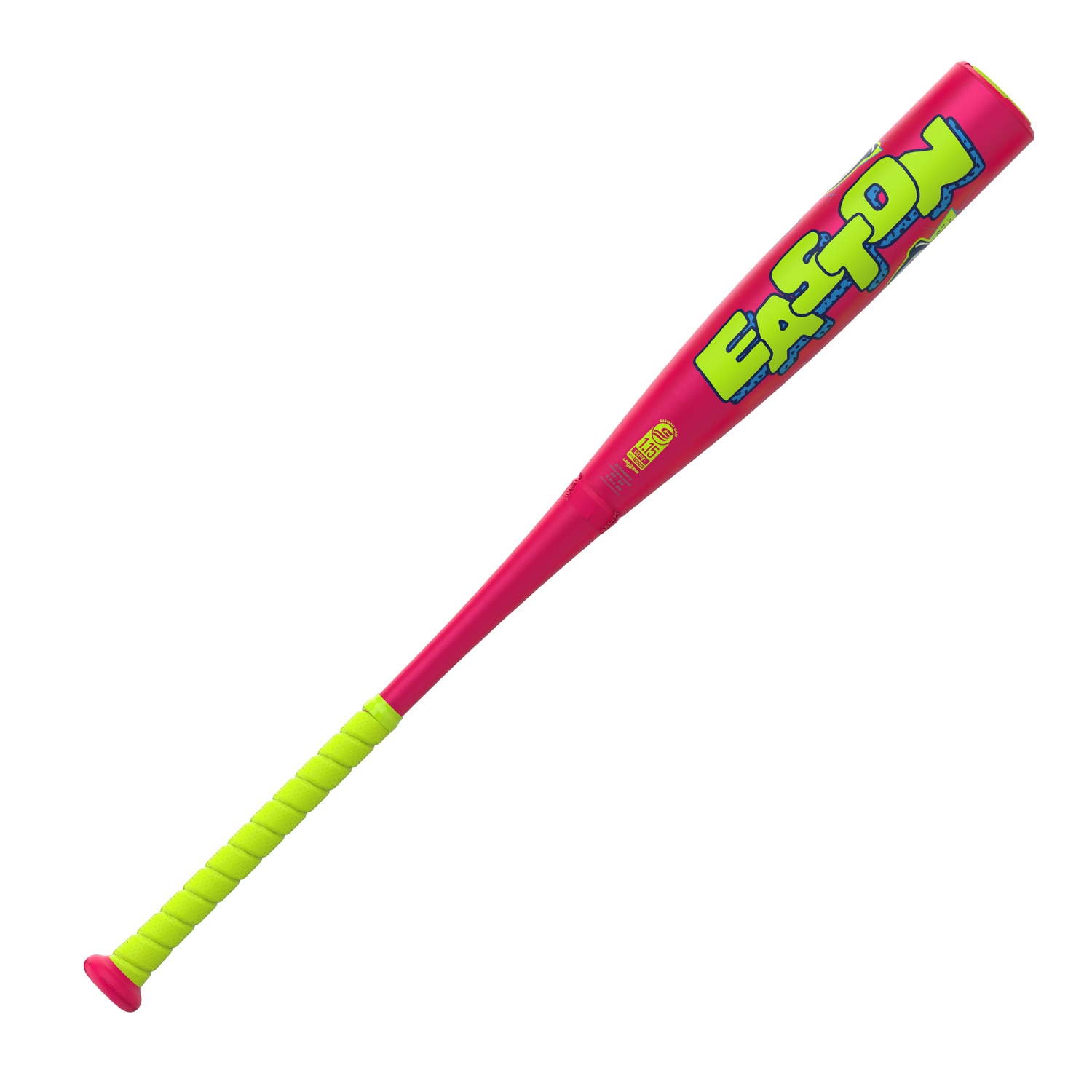 2026-Easton-The-DUB-5-Spring-Break-USSSA-Baseball-Bat-EUT6DSBP5-neon-pink-green-design-dual-view-side