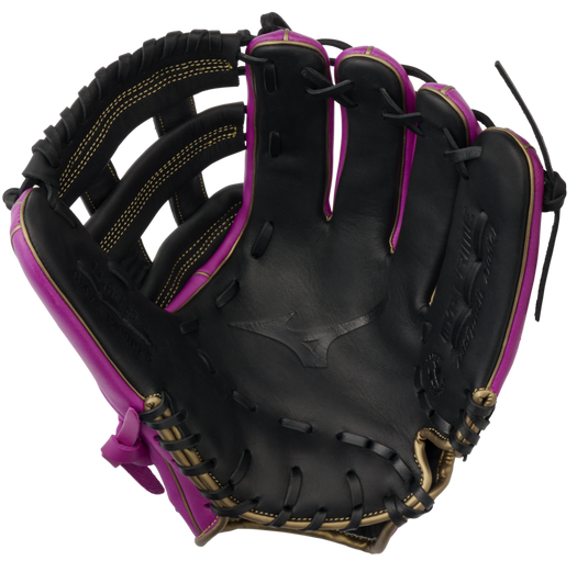 2025 Mizuno MVP Prime 12" Fastpitch Softball Glove GMVP1200PF5 with Bio Soft Leather, Parashock Palm Pad, and Center Pocket Design.