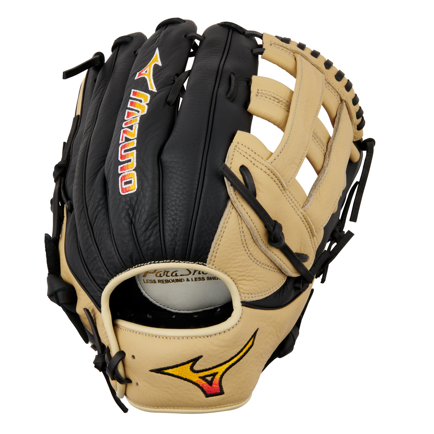 2025 Mizuno Franchise 12 1/2" Outfielder's Baseball Glove GFN1250B5 with full-grain leather, ParaShock Palm Pad, and HiLo Lacing for superior durability and control.