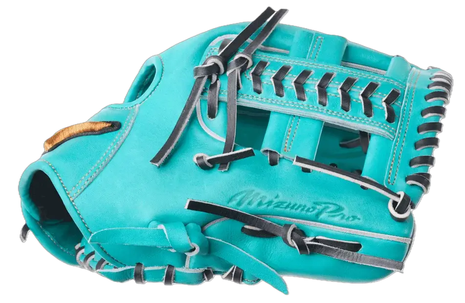 mizuno-gmp-4100r-turquoise-black-gold-baseball-glove-side