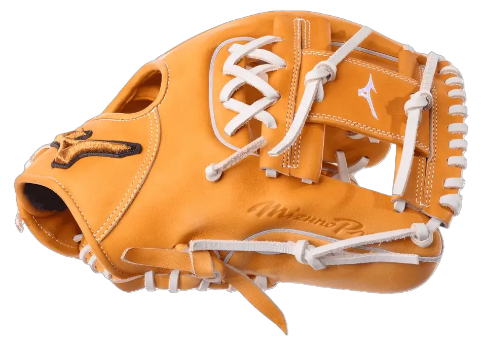 mizuno-gmp-5100d-orange-white-baseball-glove-side