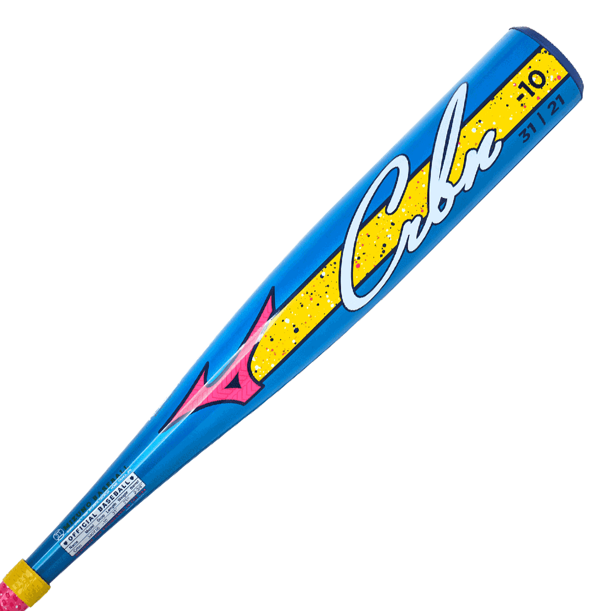 mizuno-b27-crbn-340718-blue-pink-yellow-usssa-baseball-bat-barrel-with-crbn-graphics