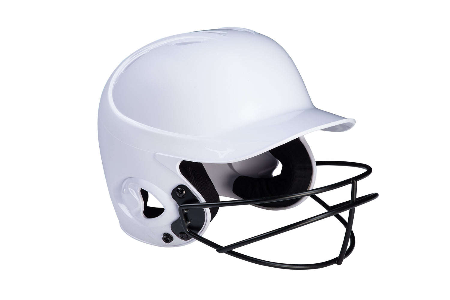 mizuno-mvp-series-solid-batting-helmet-with-fastpitch-softball-mask-380433-White