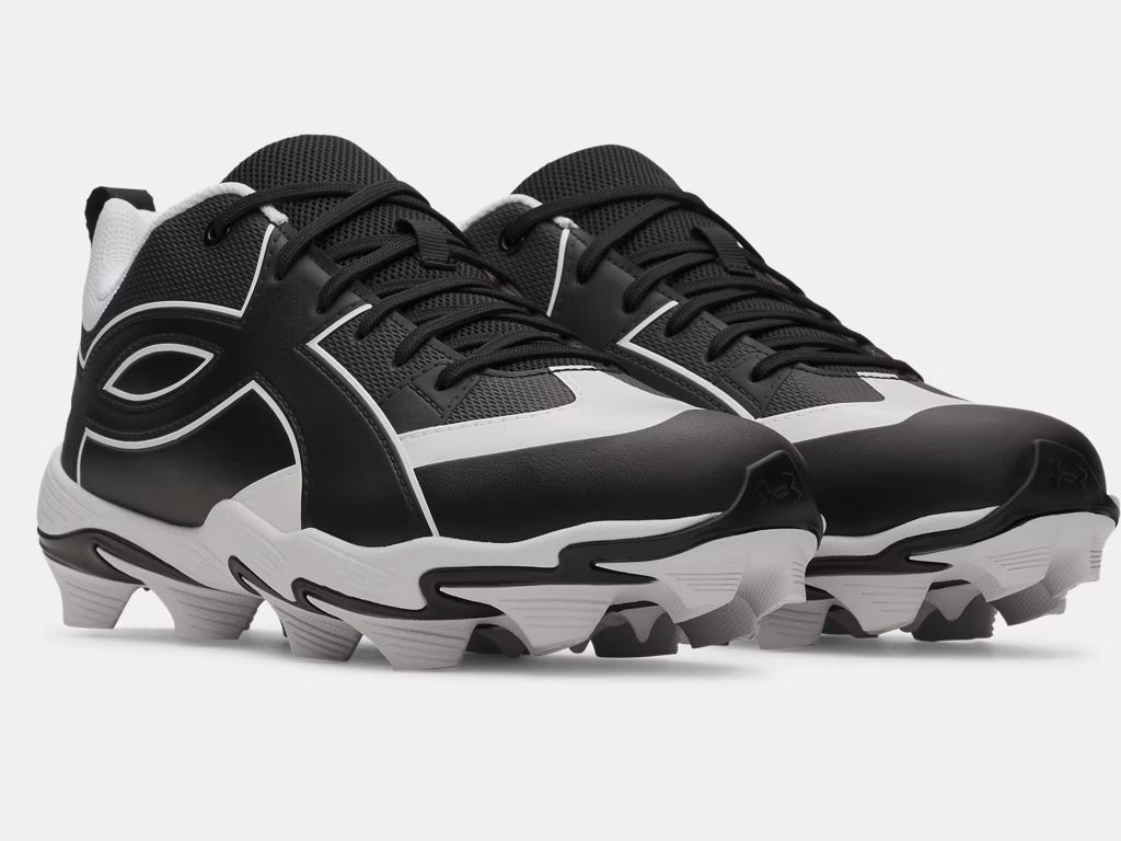 Under Armour Mens Leadoff Low Baseball Cleats Black Size 12 M Under Armour Mens Leadoff ICON Low Molded Baseball Cleats  main image 2