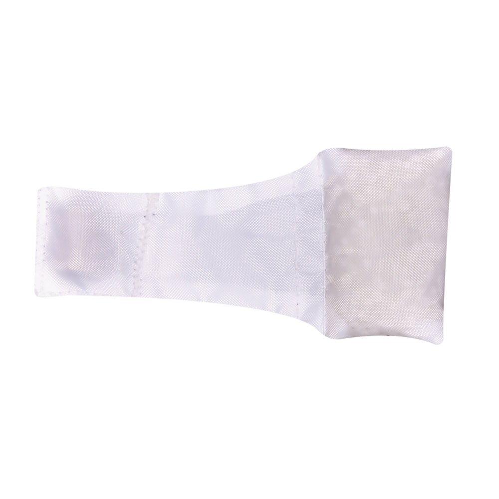 Champro-Weighted-Throw-Down-Bean-Bag-AF31W-Long-Neck-Single-Sided-White-Front-View