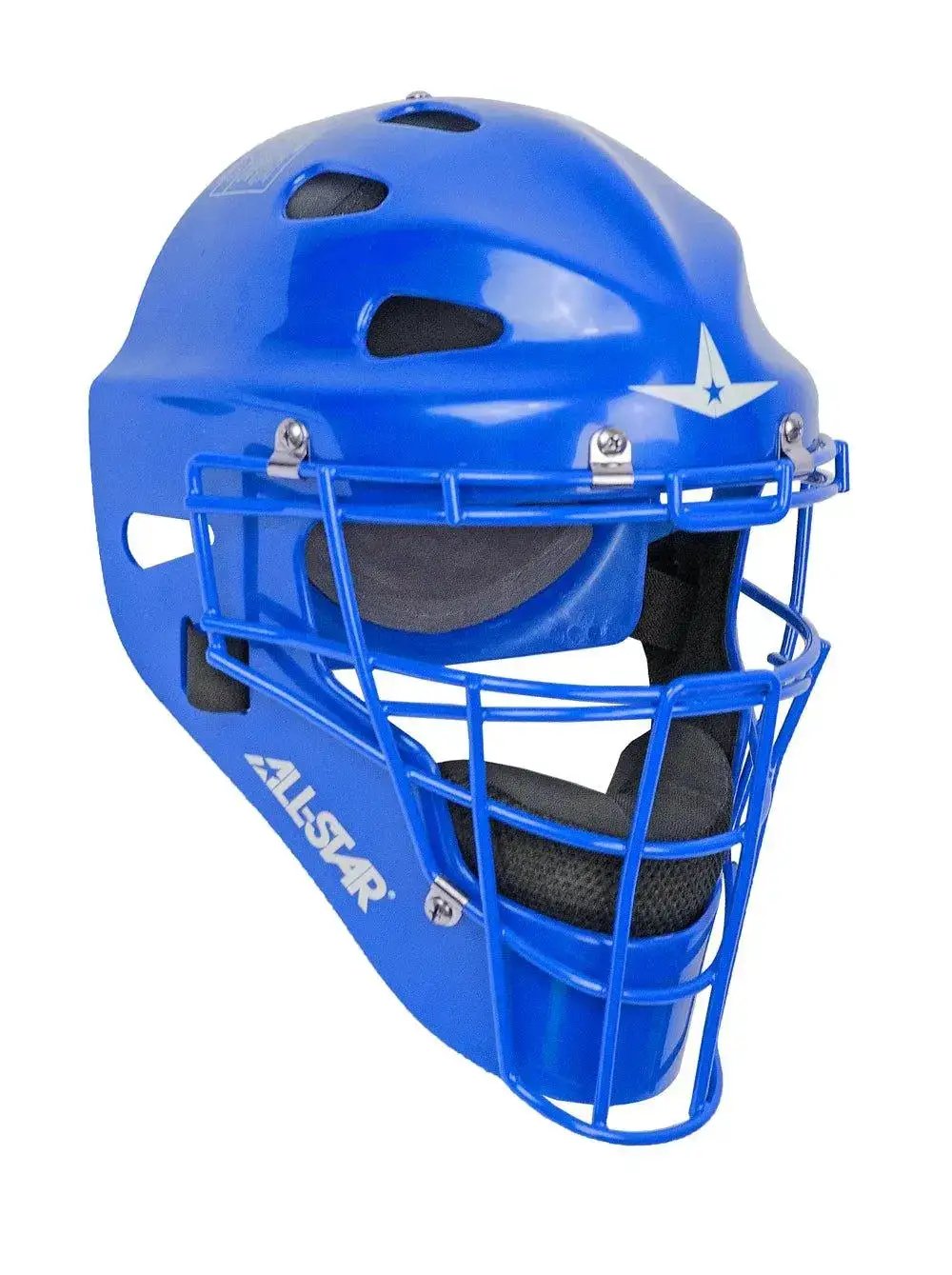 All Star Adult Player Series Catcher's Helmet Royal