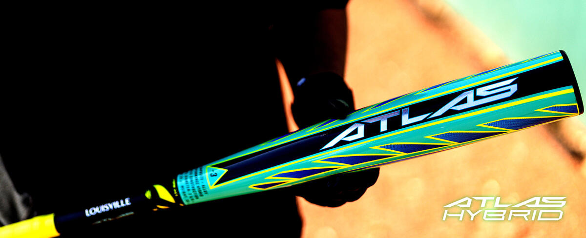 2026 Louisville Slugger Atlas Green Hybrid -3 | SPC Sports