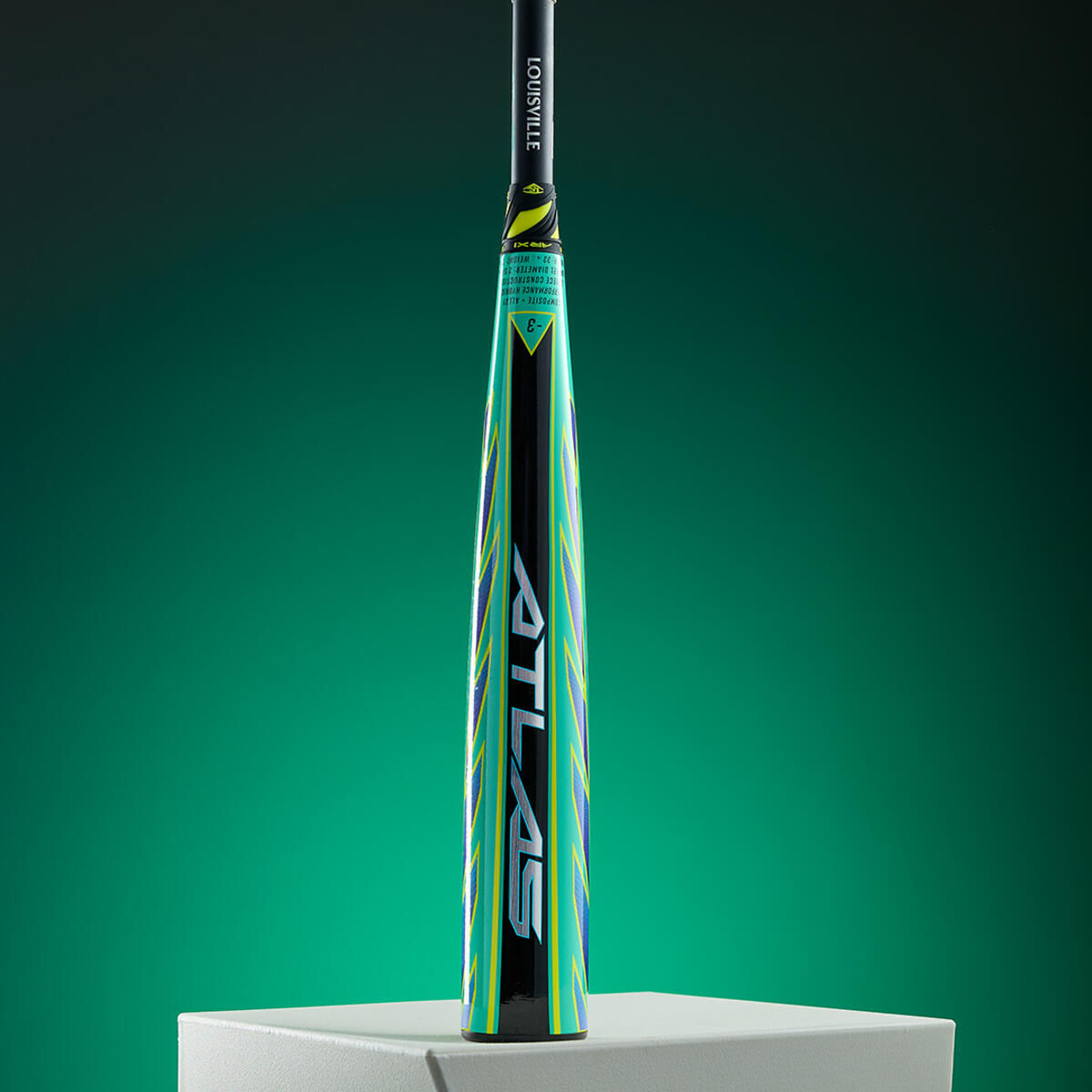 2026 Louisville Slugger Atlas Green Hybrid -3 | SPC Sports