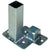Champro-15-18-Base-Adapter-B001XA-Steel-Dual-Post-Baseball-Softball-Front-View