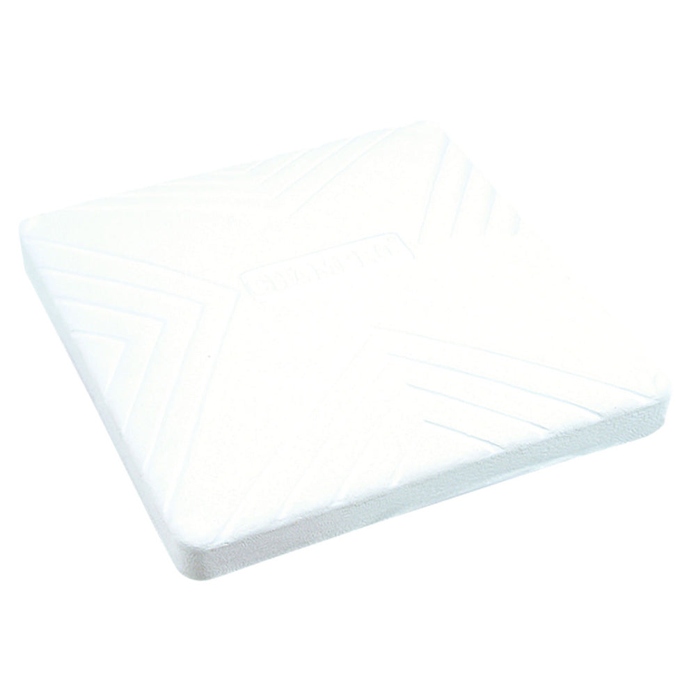 Champro-Professional-Base-Set-B002-15-Inch-All-Rubber-Baseball-Softball-Three-Pack-White-Front-View