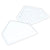 Champro-White-Home-Plate-Without-Spikes-B033B-Baseball-Softball-Waffle-Bottom-White-Front-View