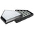 Champro-Pro-Style-Home-Plate-Waffle-Bottom-B035W-Official-Size-All-Rubber-Baseball-Softball-White-Front-View
