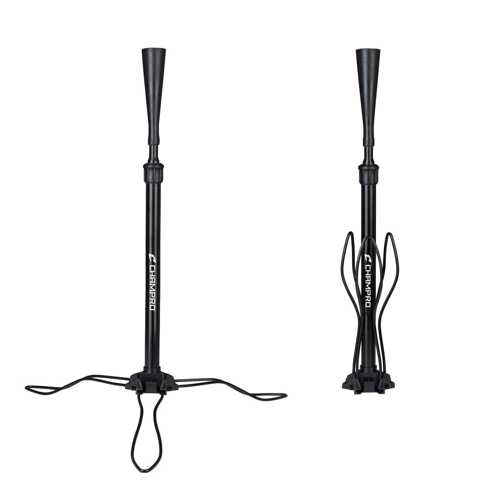 Champro-Pro-Grade-Folding-Lightweight-Batting-Tee-B070-Baseball-Softball-Training-Front-View