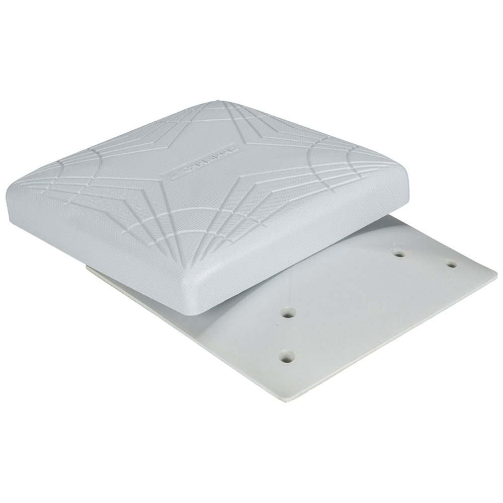 Champro-Dislodging-Base-Set-B072-15-Inch-Baseball-Softball-Safety-Base-Three-Pack-White-Front-View