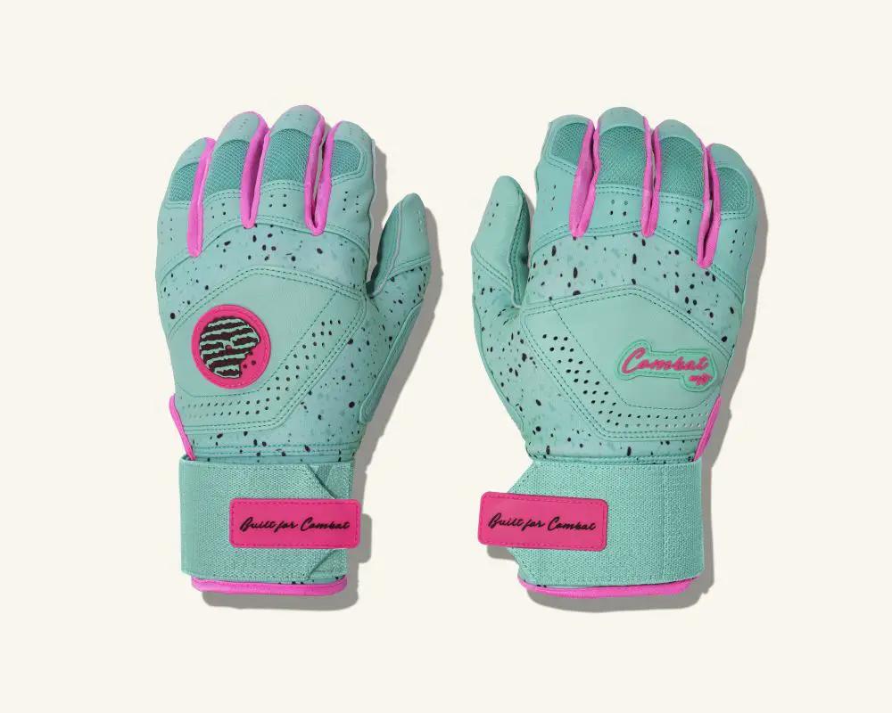 combat-mfg-bg2ls-cookiejar-mint-pink-long-strap-batting-gloves-front-back-pair