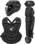 Easton-Black-Magic-3.0-BKMG3KITY-Large-Youth-Catchers-Set-Helmet-Chest-Protector-Leg-Guards-Black-Front-View