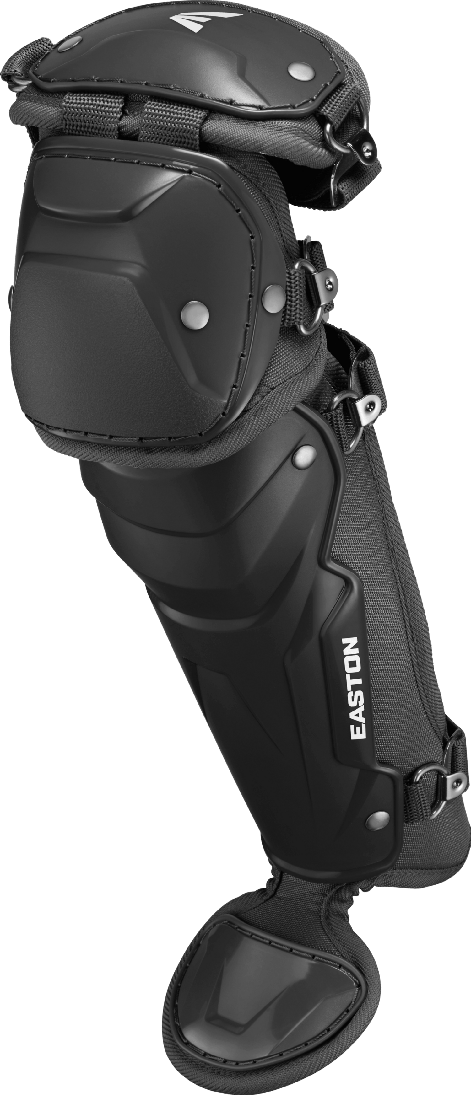 Easton-Black-Magic-3.0-BKMG3KITY-Medium-Youth-Catchers-Set-Helmet-Chest-Protector-Leg-Guards-Black-Front-View
