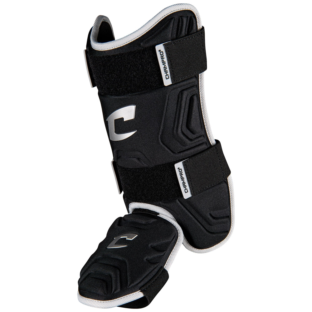 Champro-Batters-Protective-Ankle-Guard-BPAGYB-Youth-Black-Front-View