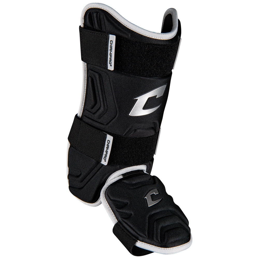 Champro-Batters-Protective-Ankle-Guard-BPAGYB-Youth-Black-Front-View