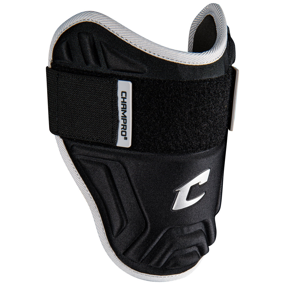 Champro-Batters-Protective-Elbow-Guard-BPEGAB-Adult-Black-Front-View
