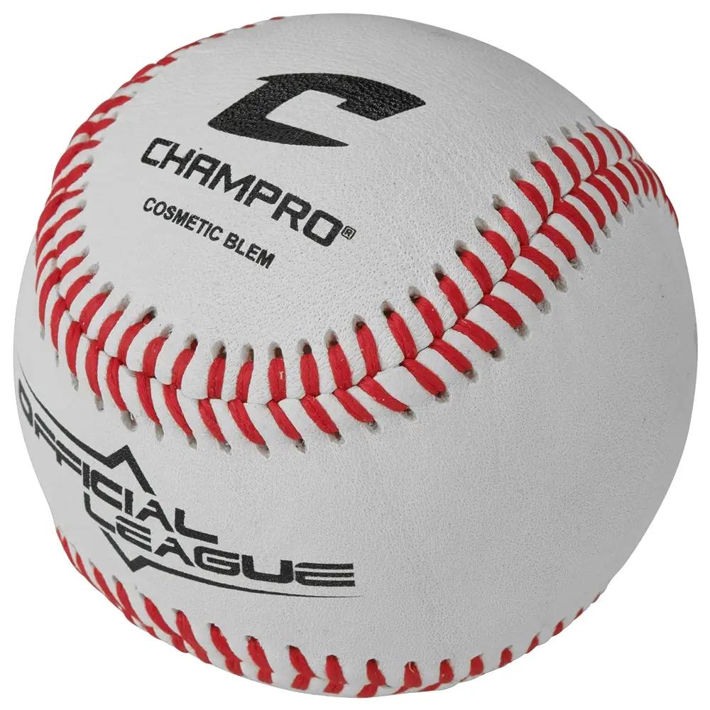 Champro-Official-League-Leather-Practice-Baseball-CBB-200D-Front-View
