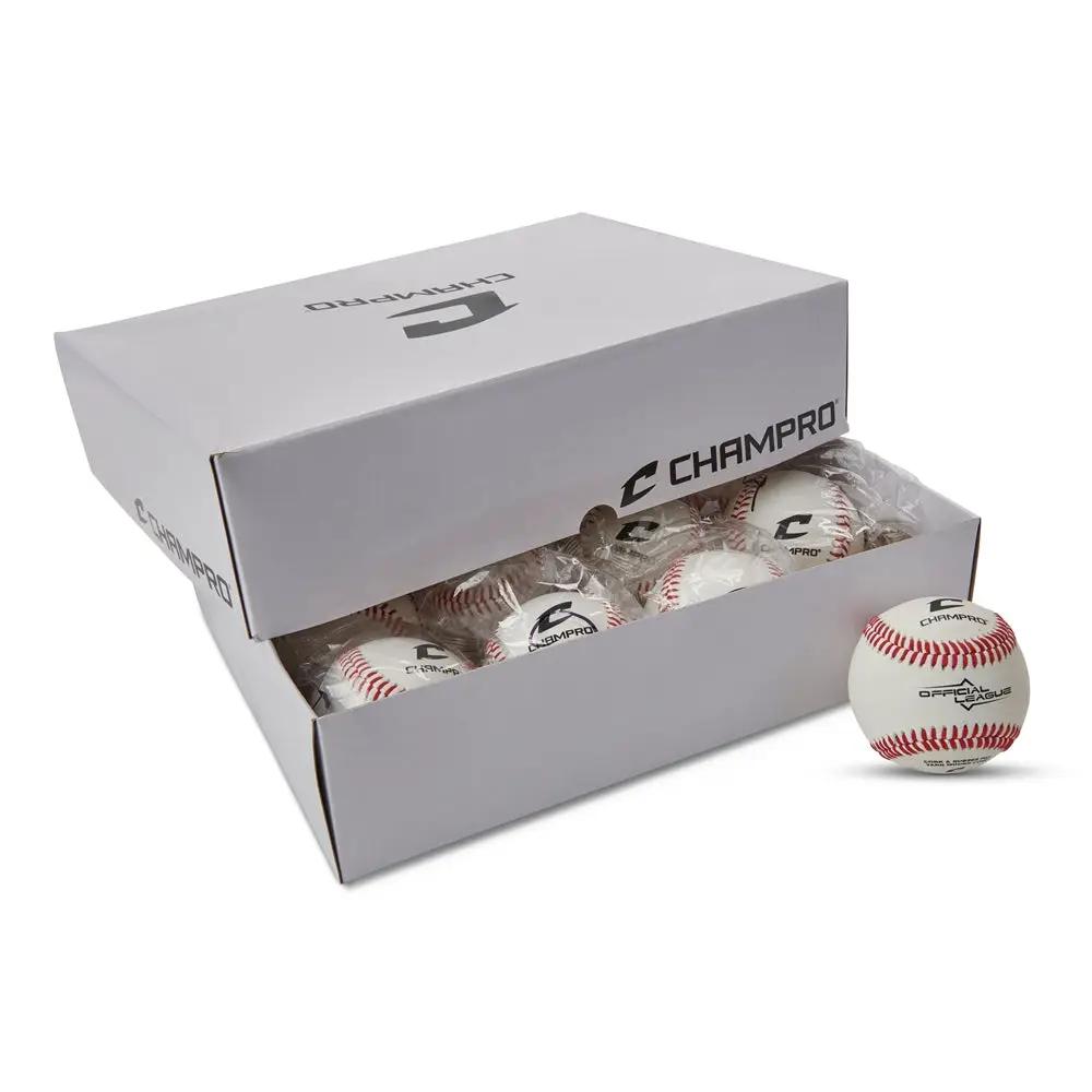 Champro-Official-League-Baseball-CBB-200-Full-Grain-Leather-High-School-Youth-Front-View