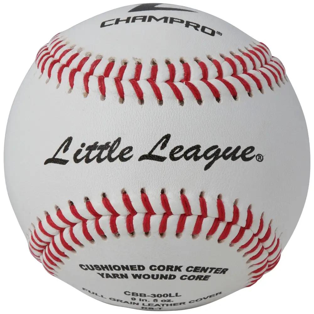 Champro-Little-League-Full-Grain-Leather-Baseball-CBB-300LL-Tournament-Front-View