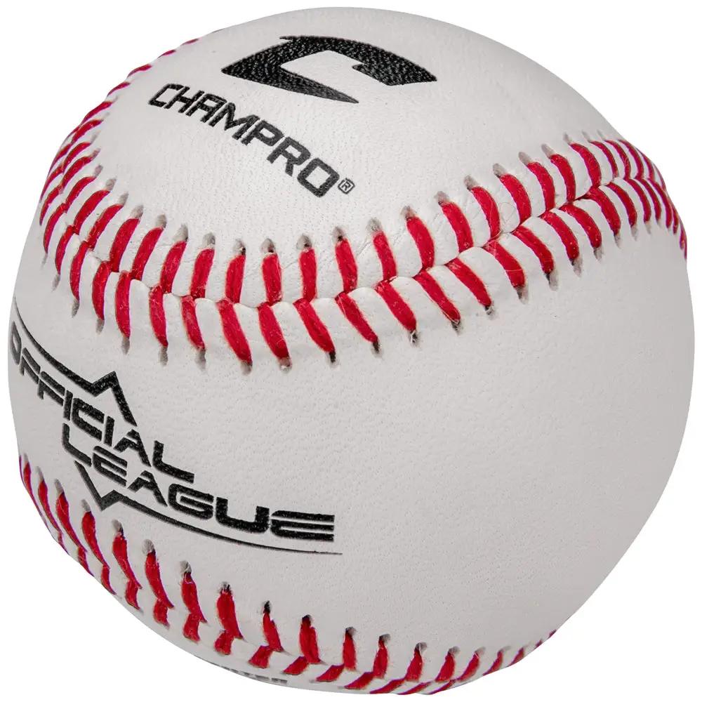 Champro-Official-League-Baseball-CBB-300-Full-Grain-Leather-High-School-Front-View