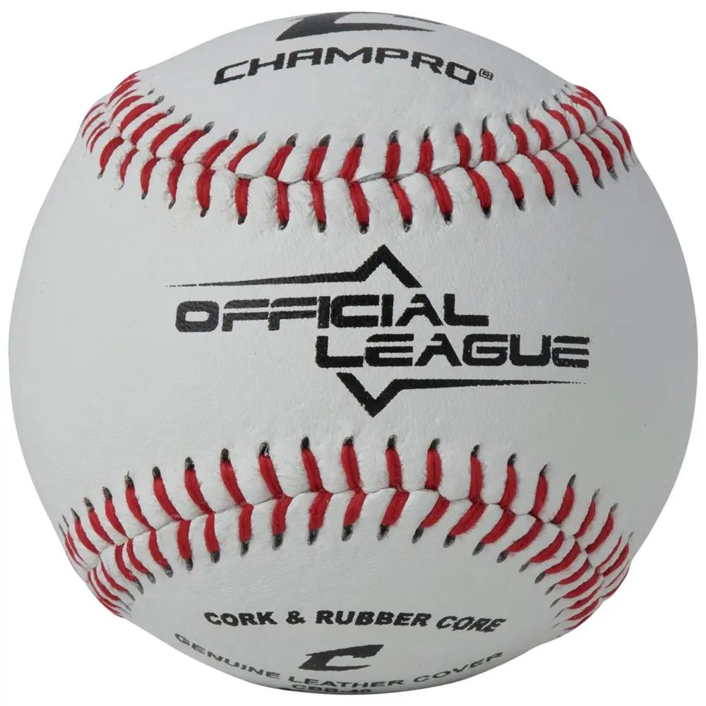 Champro-Official-League-Baseball-CBB-40-Genuine-Leather-Practice-Front-View