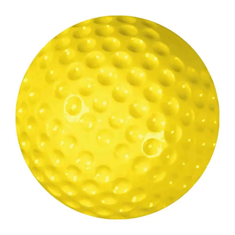 Champro-Dimple-Molded-Baseball-Gold-CBB-57-ATEC-Machine-Pitching-Practice-Front-View