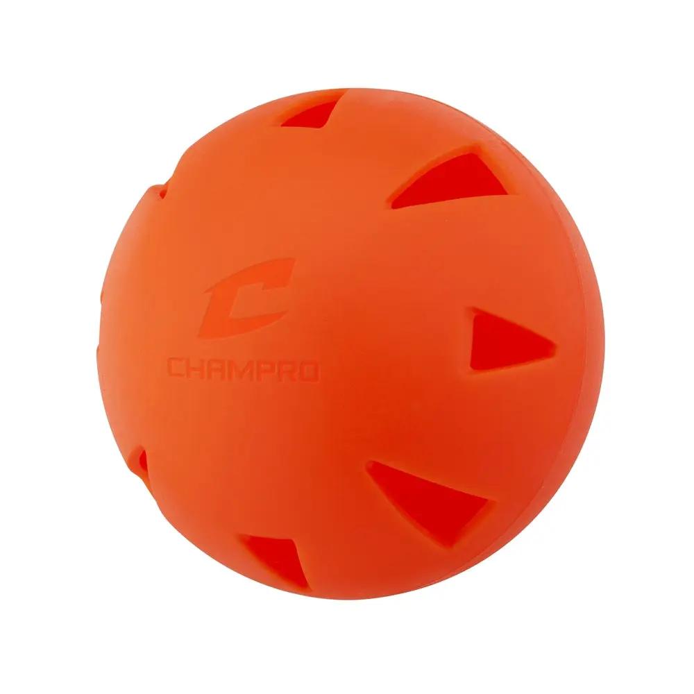 Champro-9-Inch-Brute-Training-Poly-Ball-Bulk-CBB50-Orange-Baseball-Softball-Training-Front-View