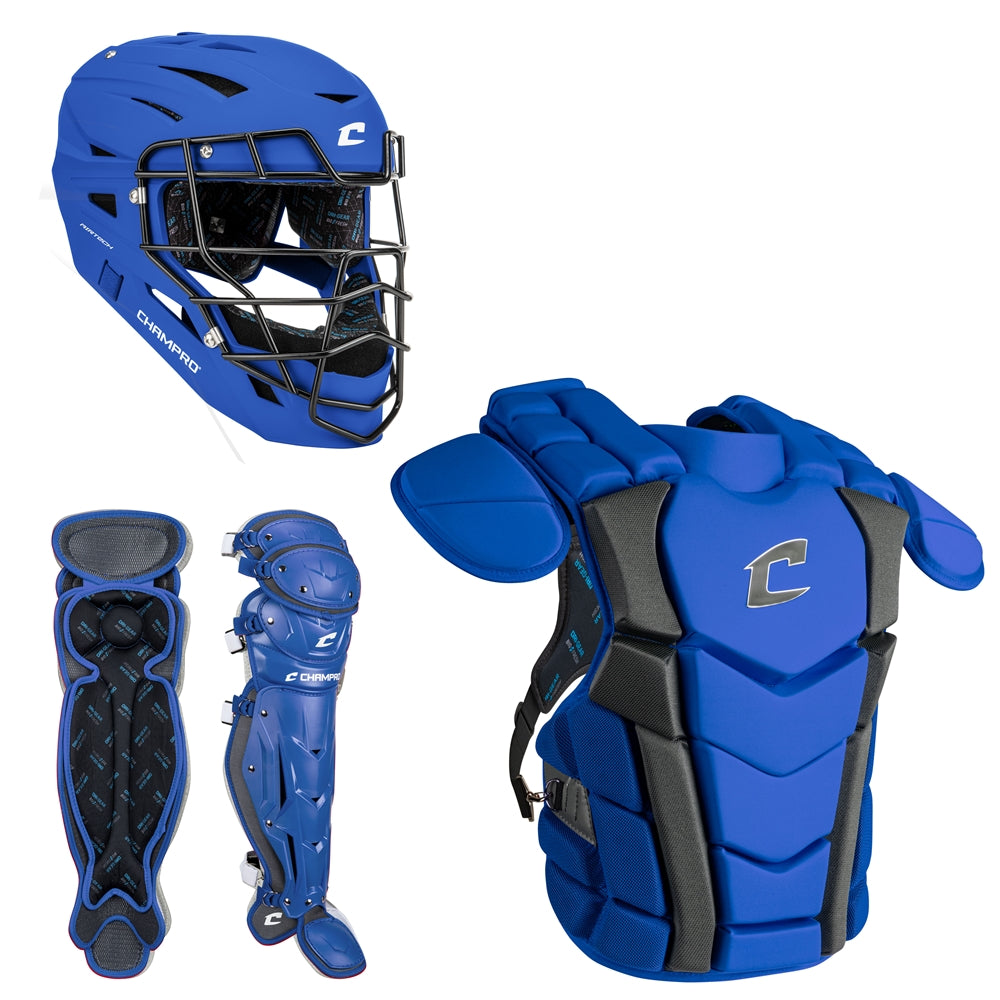 Champro-Optimus-Champion-Plus-Adult-Catchers-Kit-CBSN3A-Royal-Front-View