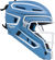 Rawlings-Mach-Pro-CHMCHPROJ-Hockey-Style-Junior-Catchers-Helmet-Columbia-Blue-White-Front-View