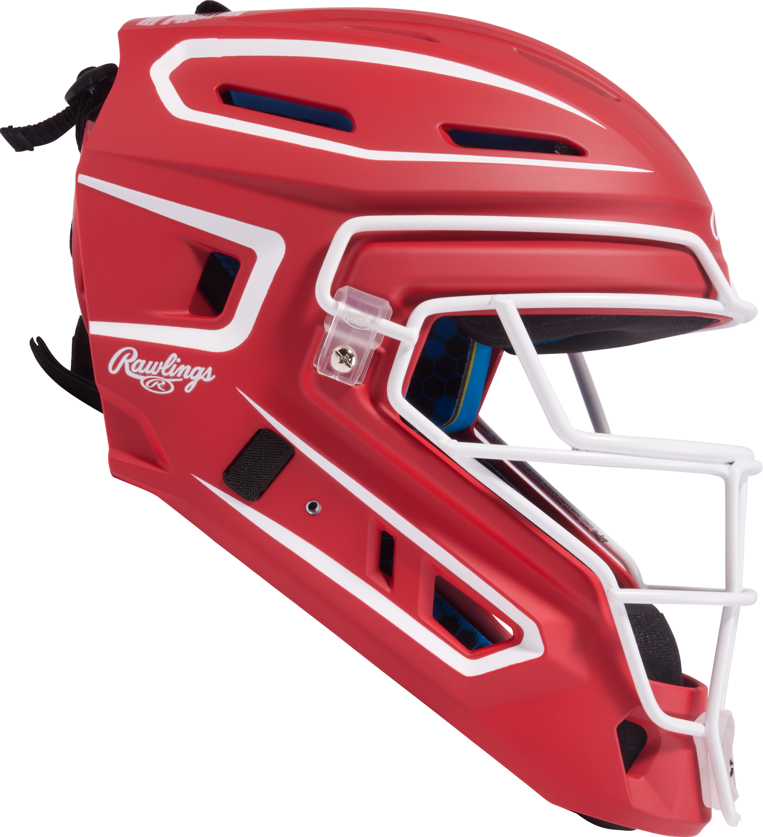 Rawlings-Mach-Pro-CHMCHPROS-Hockey-Style-Senior-Catchers-Helmet-Scarlet-White-Front-View