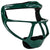 Champro-Pro-Elite-Grill-Softball-Fielders-Facemask-CM02-Forest-Green-Front-View