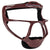 Champro-Pro-Elite-Grill-Softball-Youth-Fielders-Facemask-CM02Y-Maroon-Front-View