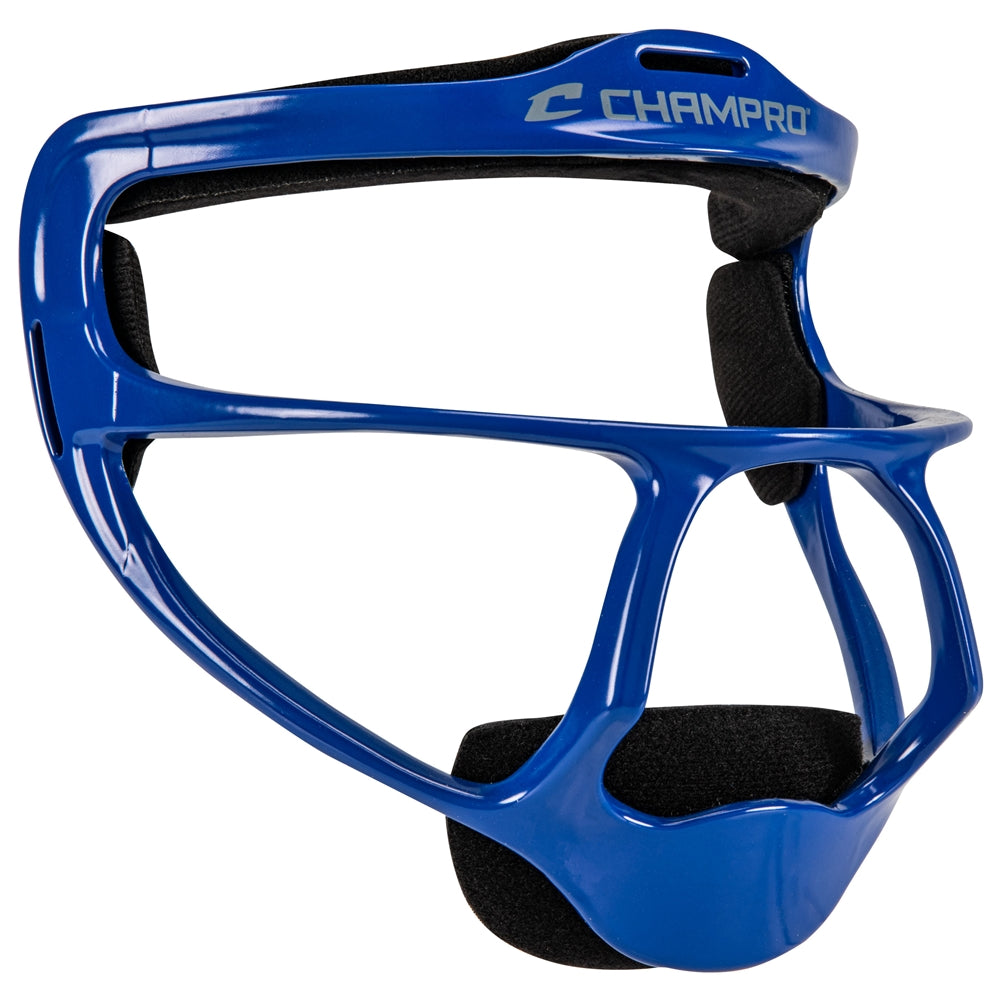 Champro-Pro-Elite-Grill-Softball-Fielders-Facemask-CM02-Royal-Front-View