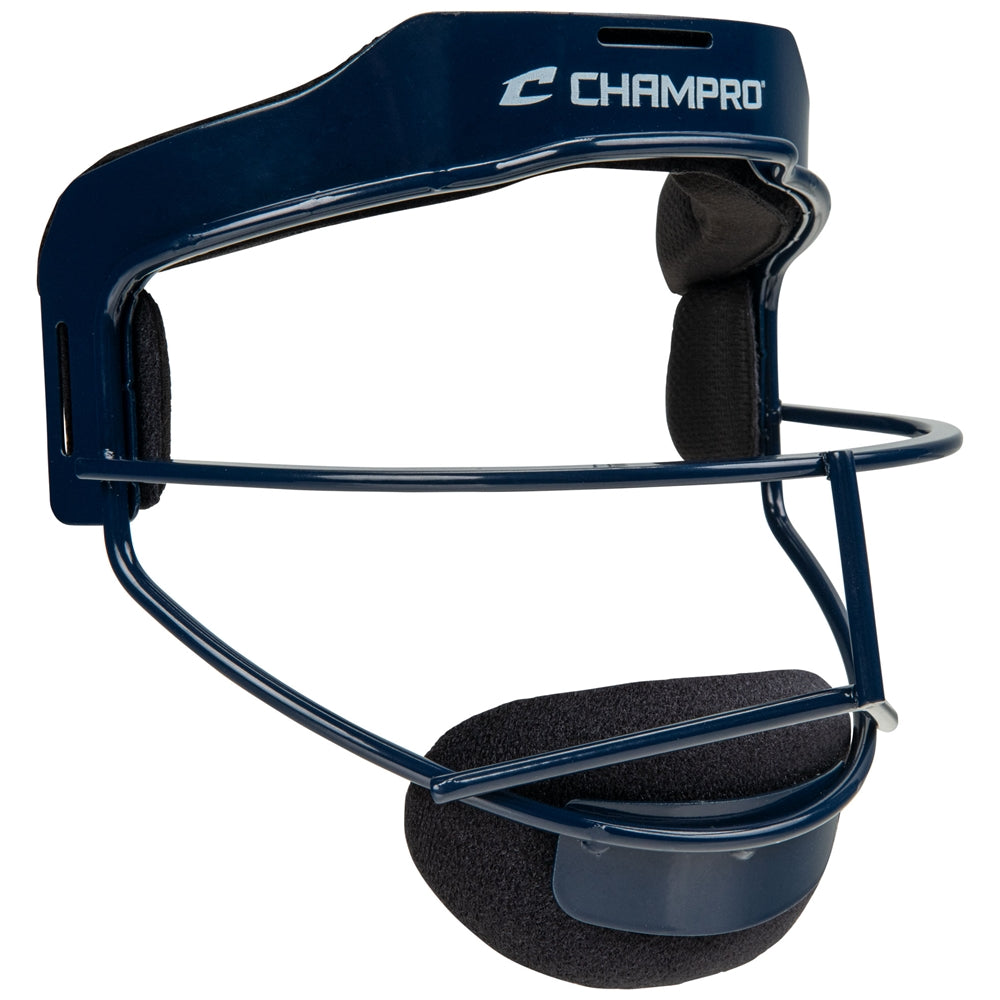 Champro-Sentry-Softball-Youth-Fielders-Facemask-CM03Y-Navy-Front-View