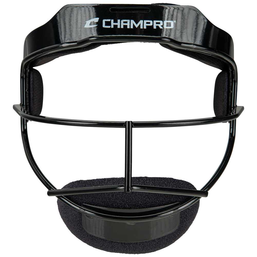 Champro-Sentry-Softball-Fielders-Facemask-CM03A-Black-Front-View