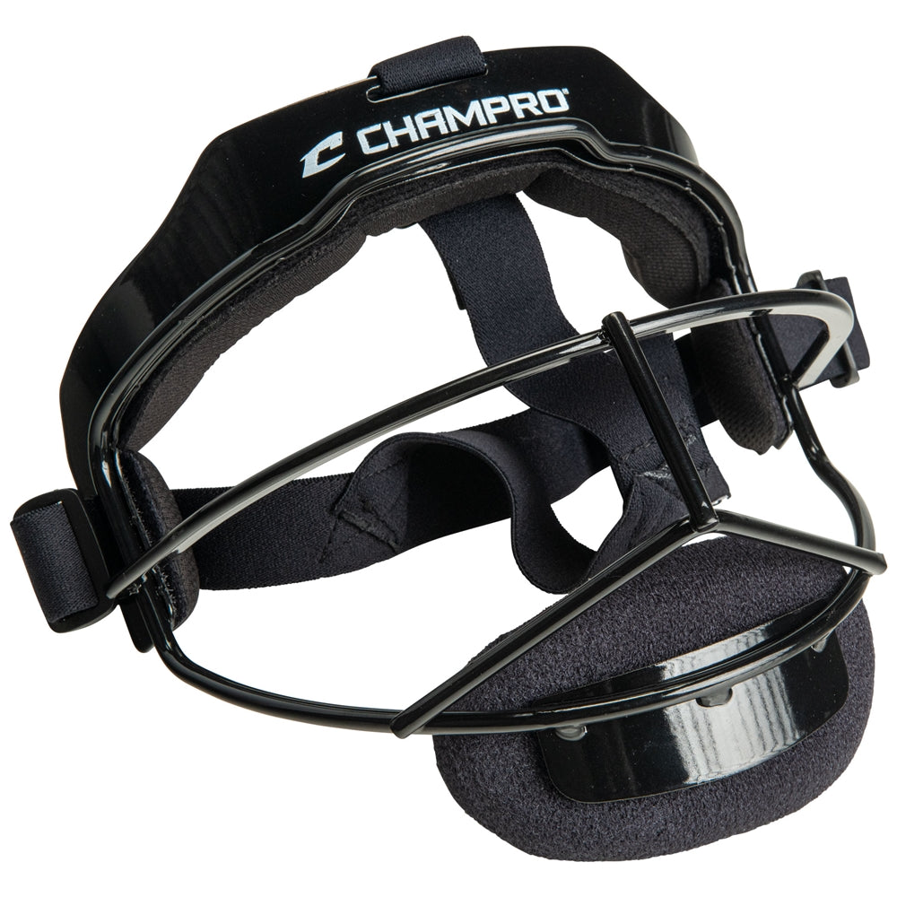Champro-Sentry-Softball-Fielders-Facemask-CM03A-Black-Front-View
