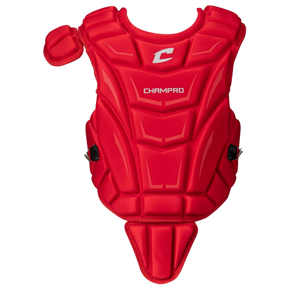 Champro-Optimus-MVP-Chest-Protector-CP103-Senior-League-Scarlet-Front-View