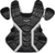 Rawlings-Mach-Pro-CPMCHPROM-Medium-Catchers-Chest-Protector-Black-White-Front-View