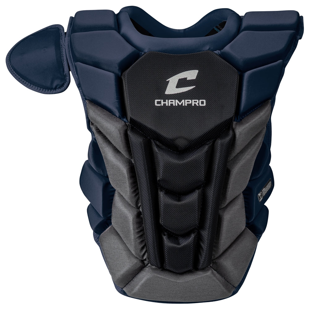 Champro-Optimus-Pro-Plus-Chest-Protector-CPN11-Adult-Navy-Front-View