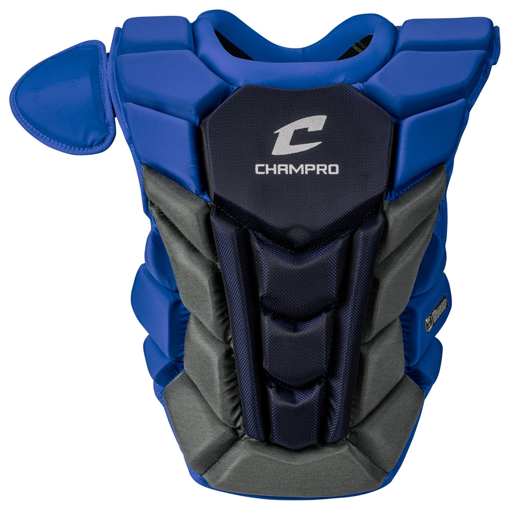Champro-Optimus-Pro-Plus-Chest-Protector-CPN11-Adult-Royal-Front-View
